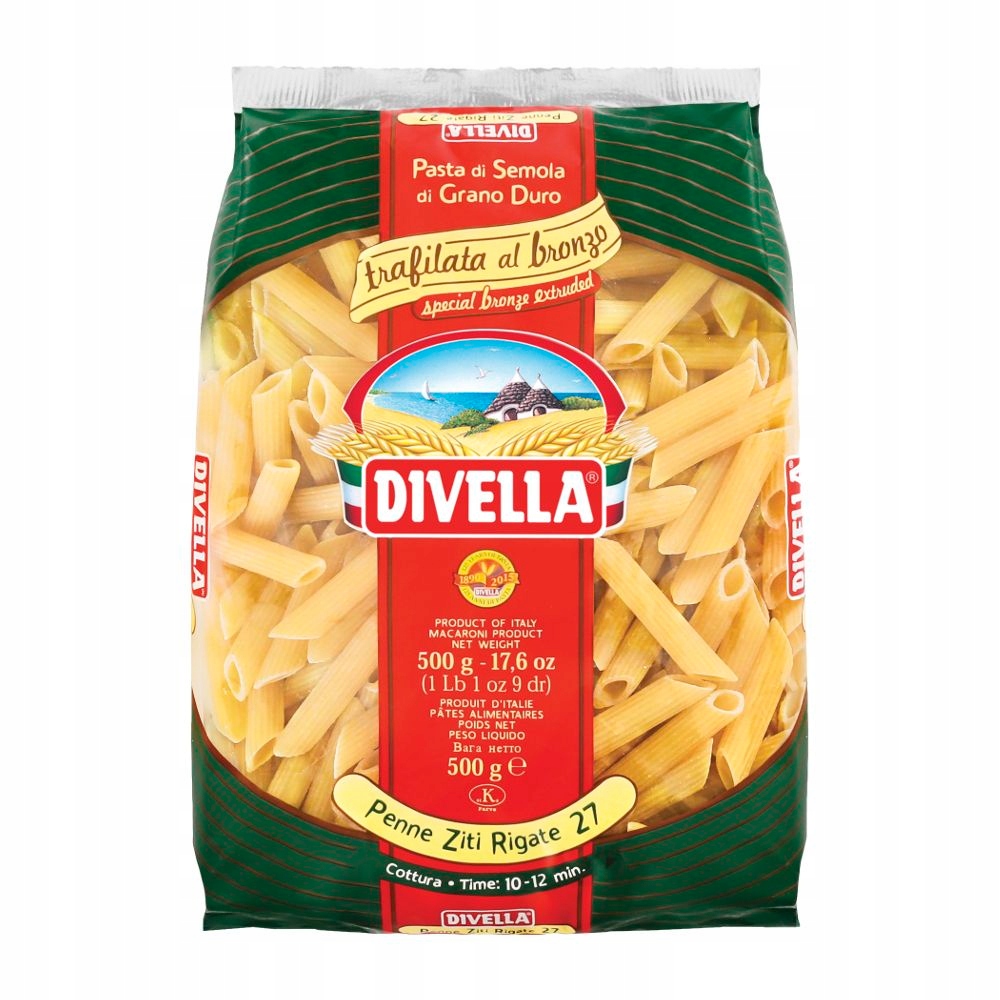 DIVELLA MAKARON PENNE ZITI RIGATE 500g