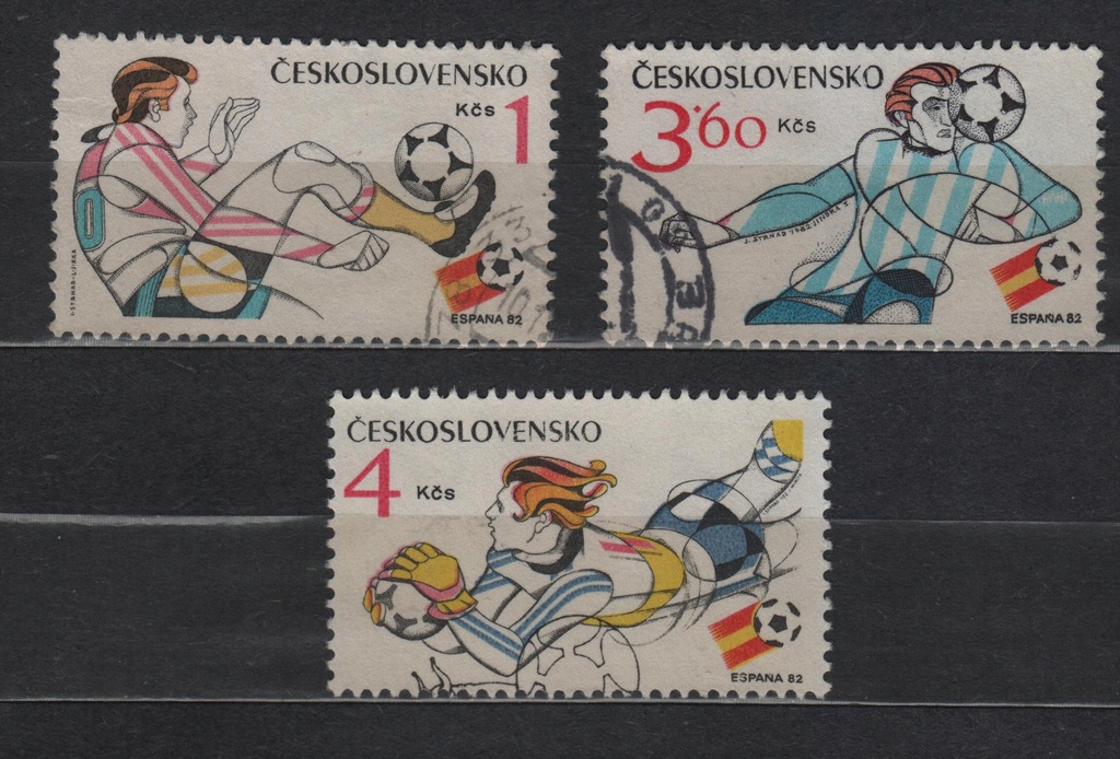 Czechosłowacja-1982 r.Mi.2648-2650