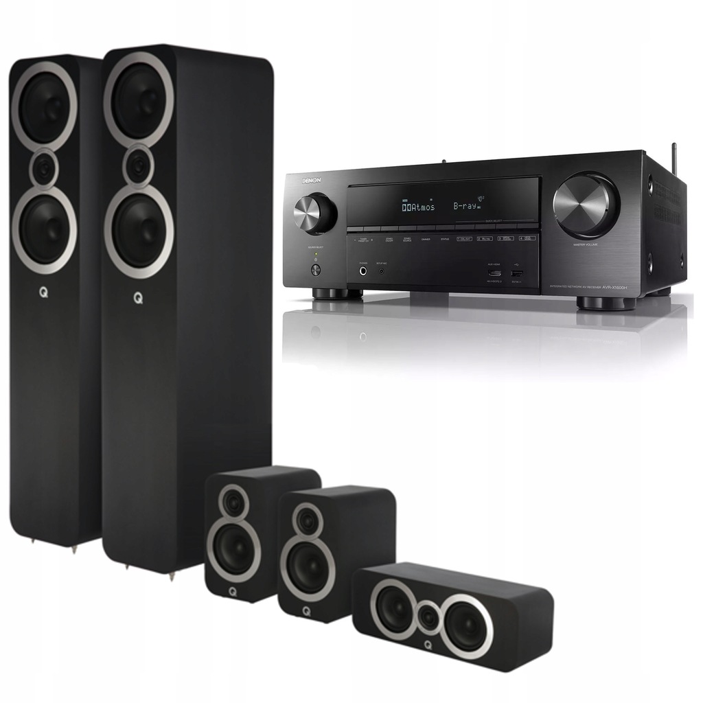 Купить Denon AVR-X1600H + Q Acoustics 3050i 3010i 3090Ci: отзывы, фото, характеристики в интерне-магазине Aredi.ru