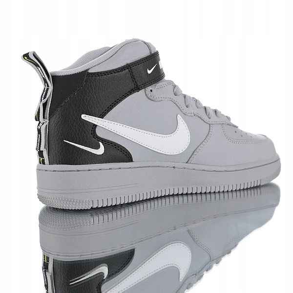 Buty NIKE AIR FORCE 1 MID 07 HIGH Szare r 36-45 - 8887060450 - oficjalne archiwum Allegro