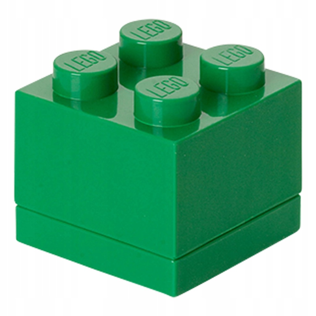 MINIPUDEŁKO KLOCEK LEGO 4 (ZIELONE) (40111734) [KLOCKI]