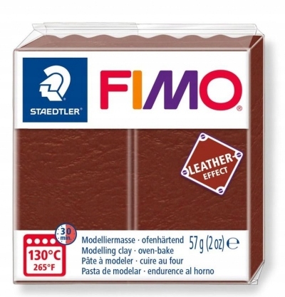 Masa Fimo Leather effect 57g orzechowy