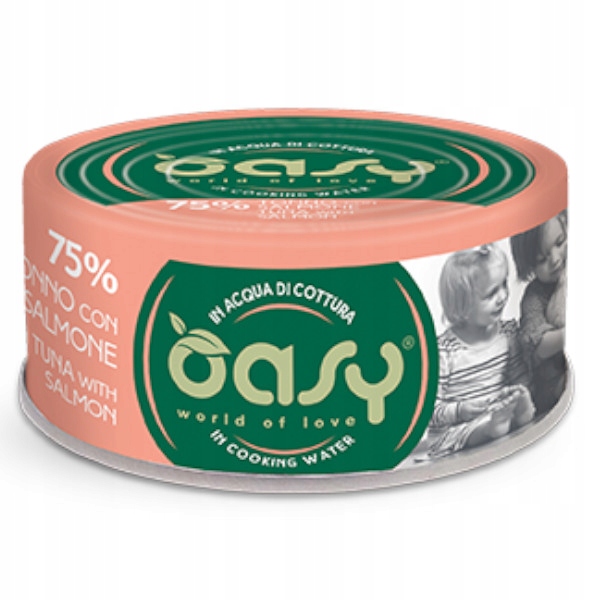 Oasy More Love Tuńczyk Łosoś puszka dla kota 70g