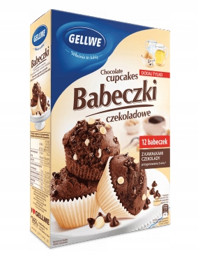 Babeczki Czekoladowe GELLWE 300g