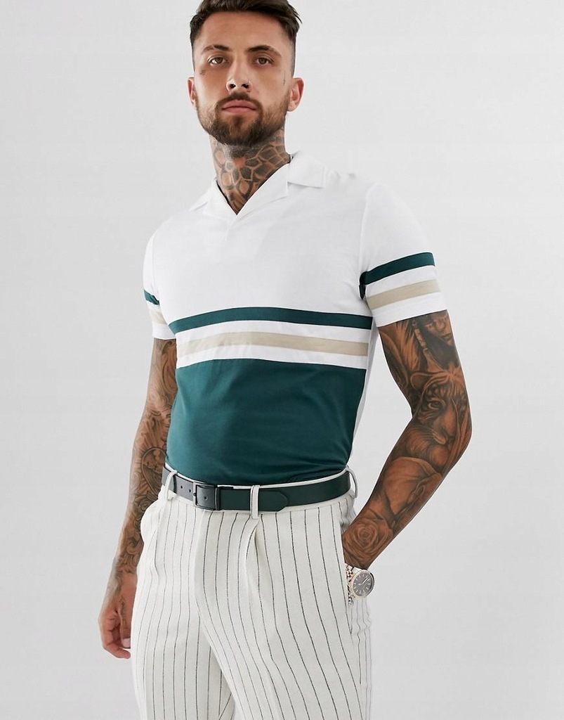 ASOS DESIGN_XSX KOSZULKA POLO Z KRÓTKIM RĘKAWEM__L