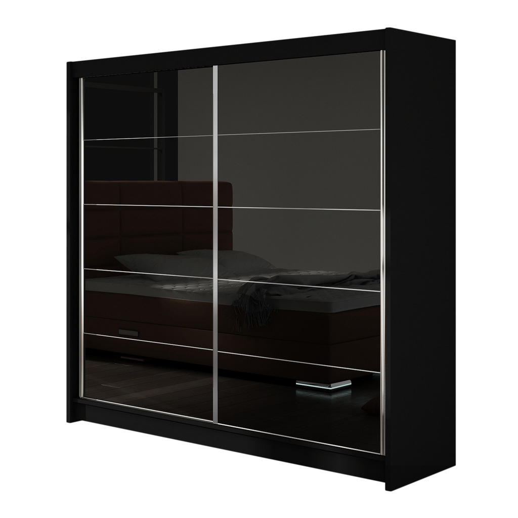 Купить Шкаф-купе FALCO I с фасадами LACOBEL просторный: отзывы, фото и ...