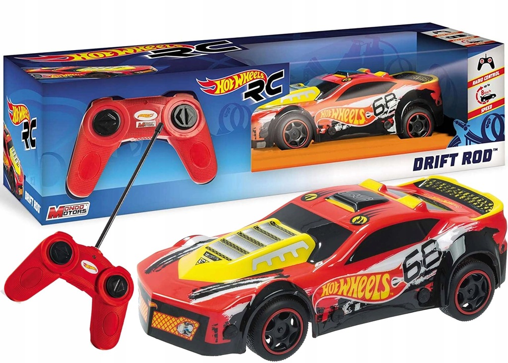 ZDALNIE STEROWANY POJAZD HOT WHEELS DRIFT ROD RC 11617698730 oficjalne archiwum Allegro