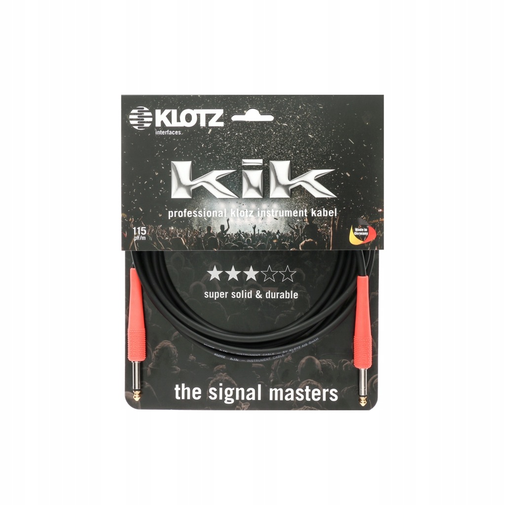 Kabel J-J 4,5m Klotz KIKC4.5PP3