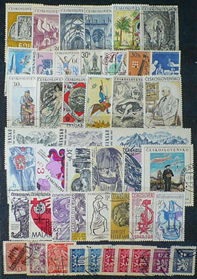 Czechosłowacja - różne znaczki