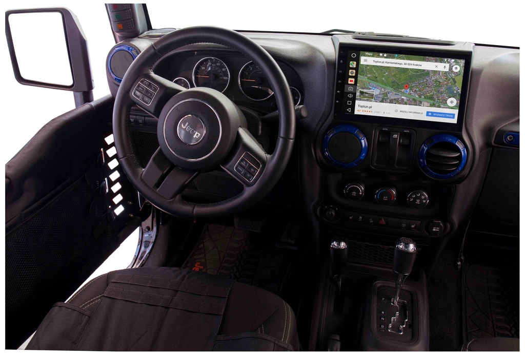 WRANGLER JK NAWIGACJA 10,2'' ANDROID WIFI 4G 14-18