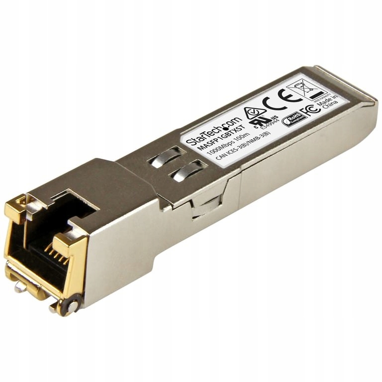 StarTech MASFP1GBTXST moduł przekaźników sieciowych Miedź 1000 Mbit/s SFP