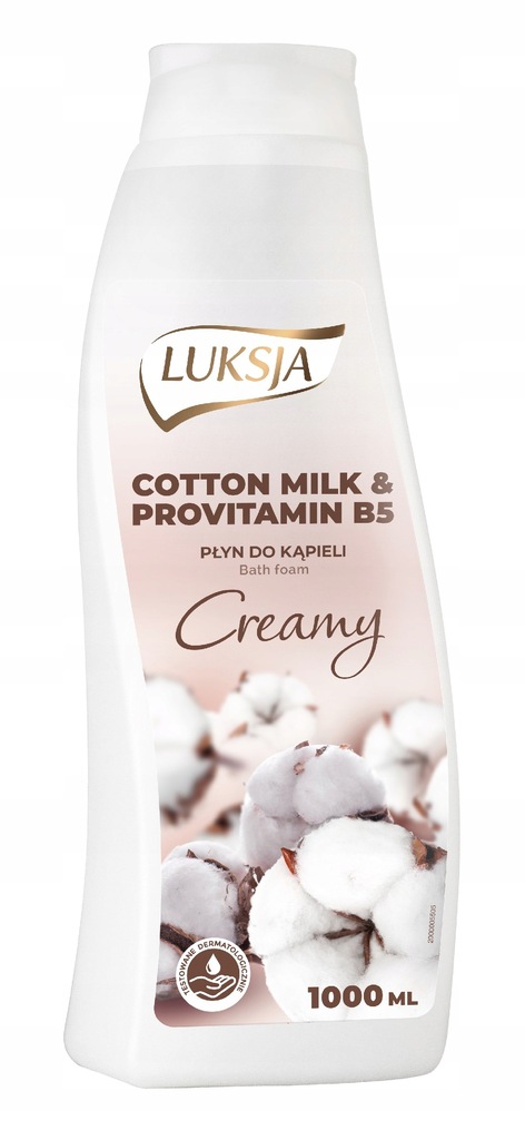 Luksja Creamy Płyn do kąpieli Cotton Milk & Pr