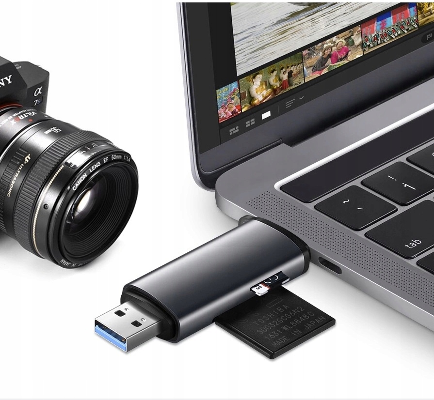 Купить Устройство чтения карт SD 5 в 1 microSD TF Micro USB USB-C OTG: отзывы, фото, характеристики в интерне-магазине Aredi.ru