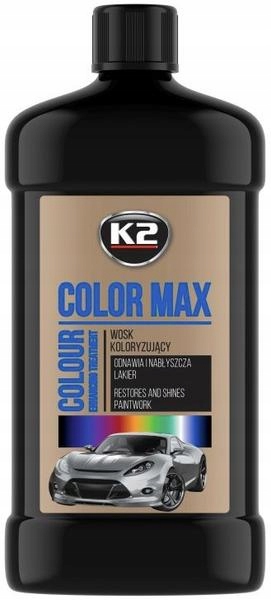 K2 COLOR MAX CZARNY WOSK KOLORYZUJĄCY 500ML