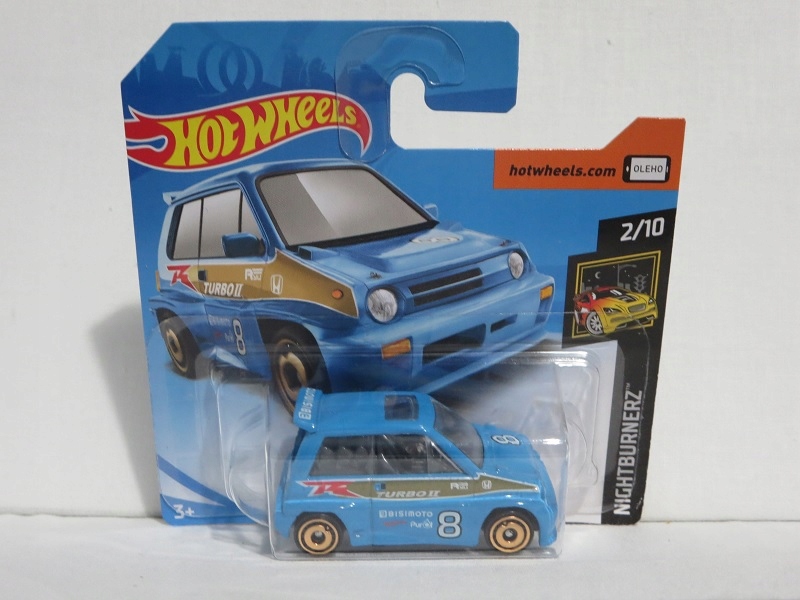 Hot Wheels 1:64 Honda City Turbo II 85 blue HW2019