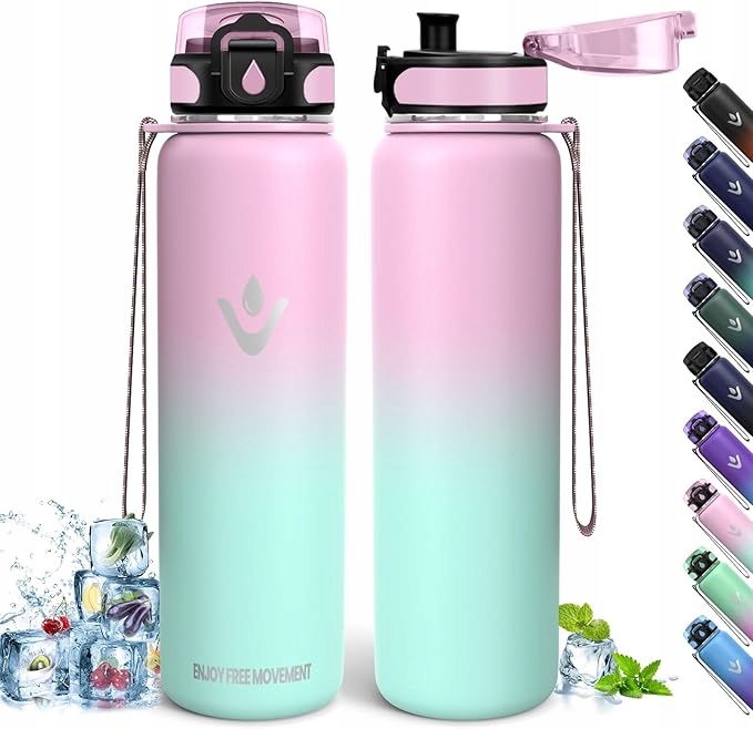 Butelka na napoje ze stali nierdzewnej, 1 l HoneyHolly