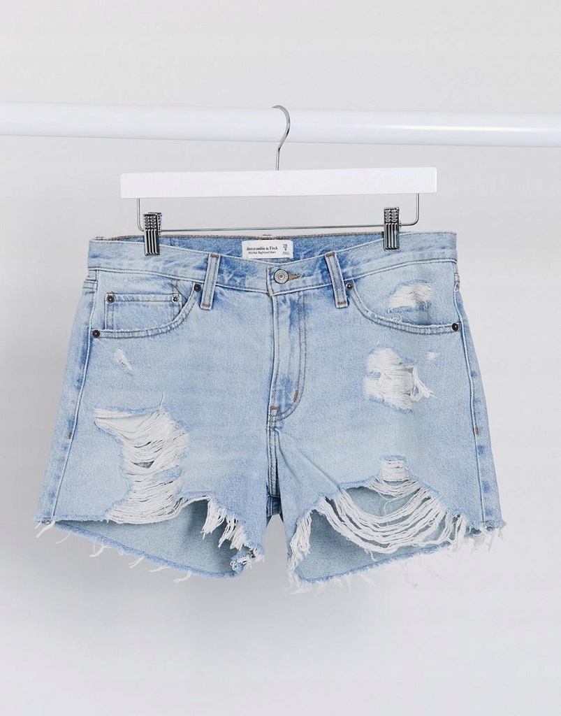 Q0O403*ABERCROMBIE FITCH SPODENKI JEANSOWE W27 L00