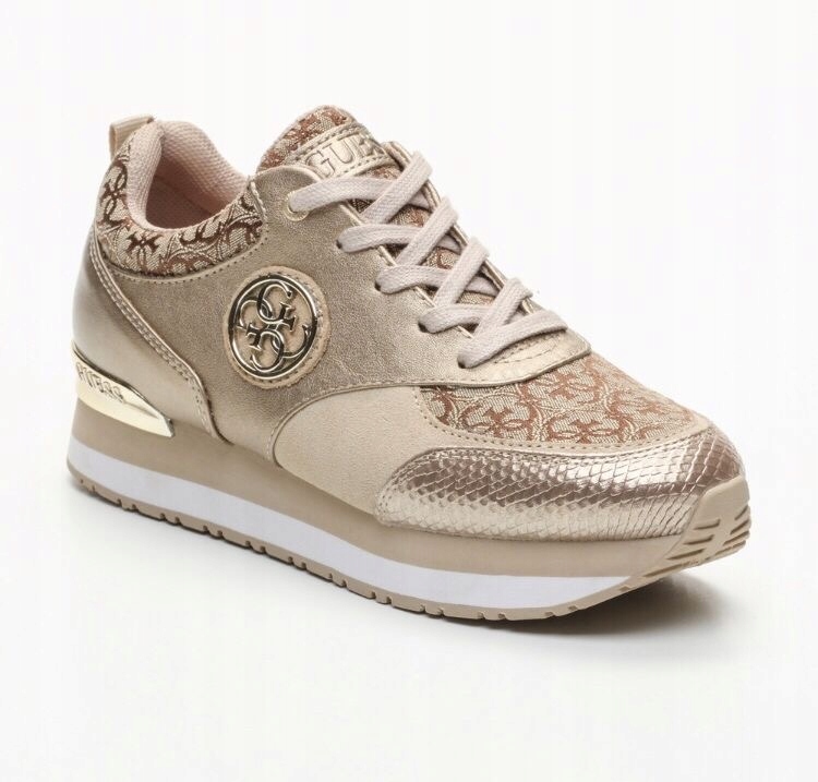 Buty Guess R.38 złote sneakersy Rimma
