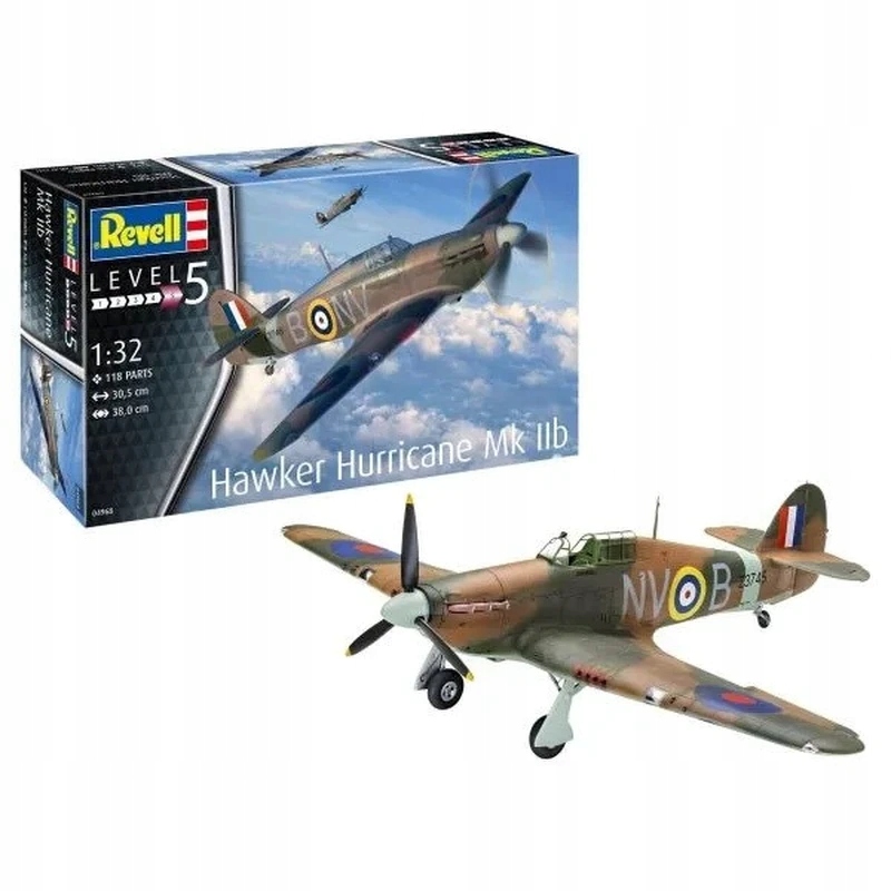 Model plastikowy Samolot Hawker Hurricane MK IIB