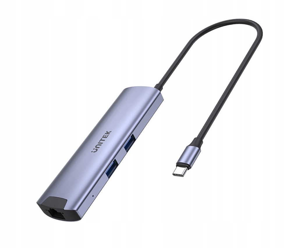 HUB Unitek USB-C - 4x USB 4K HDMI RJ-45 PD 100W