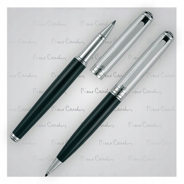 Zestaw piśmienniczy długopis i pióro kulkowe DIDIER Pierre Cardin czarny