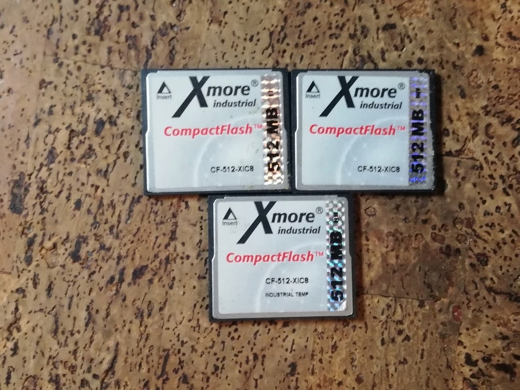 Karta CF Compact Flash Xmore Industrial 1GB 12456158319 oficjalne