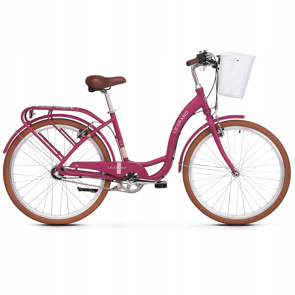 Rower miejski Le Grand Lille 3 Różowy 2021 S/15'
