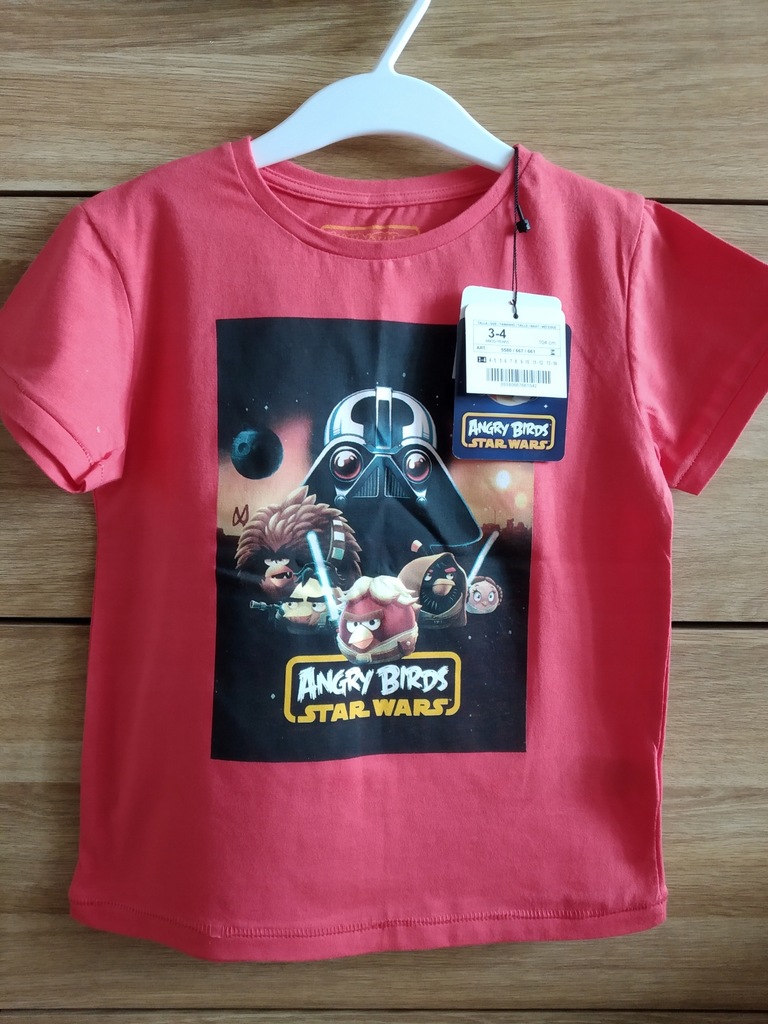 Zara t-shirt Andry Birds Star Wars r.104