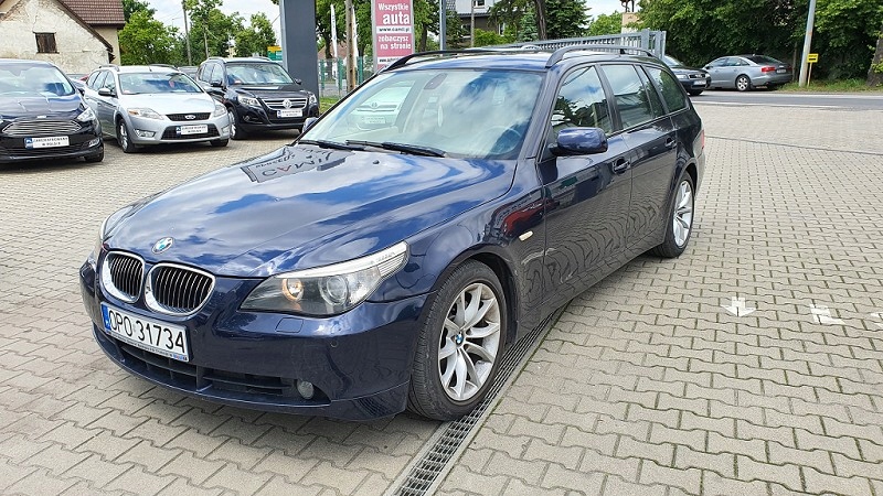 BMW 530 3.0 Diesel 218KM, Komforty, Klima, Perfekc