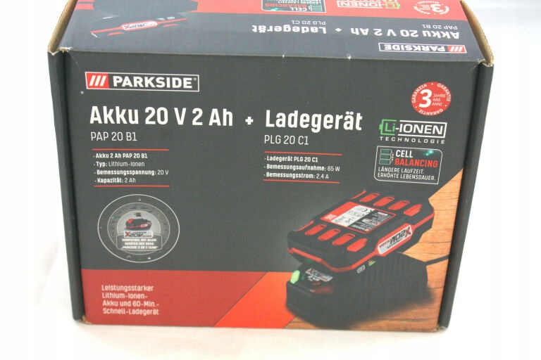 PARKSIDE PAP 20 oficjalne - - B20 + archiwum PLG C1 B1 11447255569 Allegro