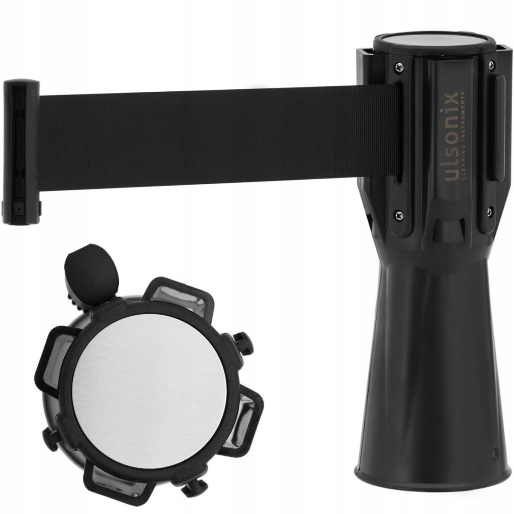 KASETA ŚCIENNA Z TAŚMĄ ODGRADZAJĄCĄ OSTRZEGAJĄCĄ