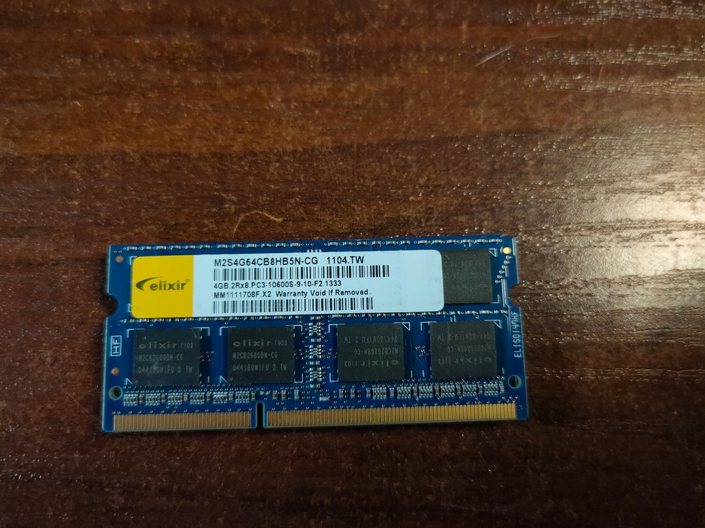 PAMIĘĆ DDR3 2RX8 PC3 4GB 10600S