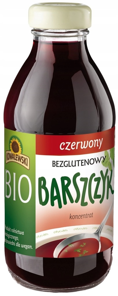 BARSZCZ CZERWONY BEZGL. KONCENTRAT BIO 320ml KOWAL