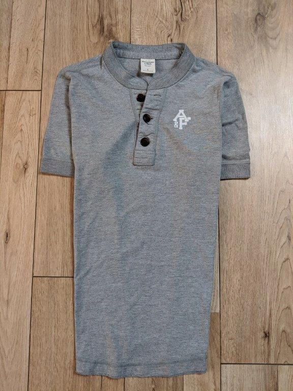 Abercrombie&Fitch guziki logo A&F ideal L