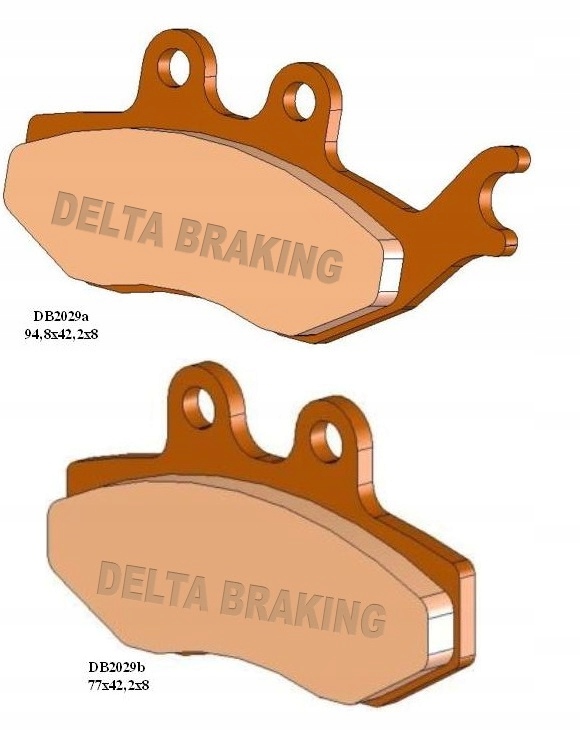 Klocki przód Delta Rieju RS-2 RS-3 50 125