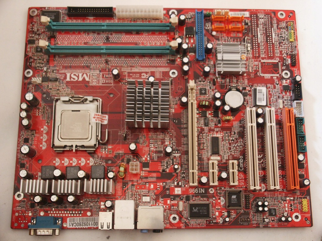 MSI MS-7058 915P Combo Pentium 4 3,0GHz LGA775/DDR