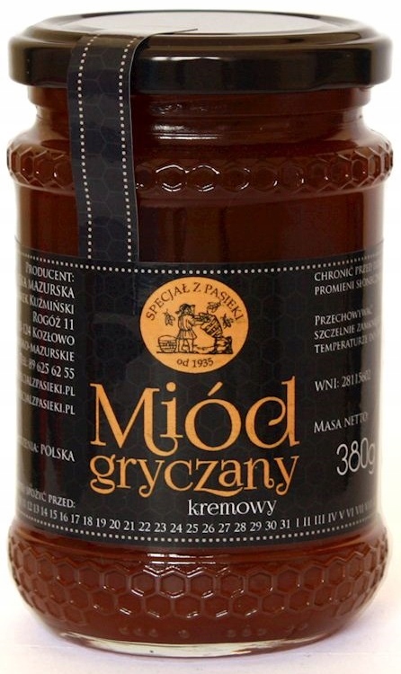 MIÓD GRYCZANY KREMOWY SPECJAŁ Z PASIEKI 380G