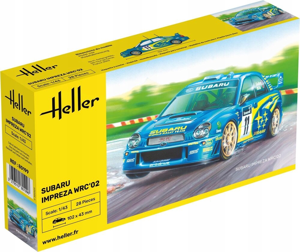 Subaru Impreza WRC 2002 HELLER 80199