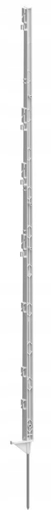 Palik ogrodzeniowy z polipropylenu PROFI, 156 cm, biały, poj. stopka, Kerbl