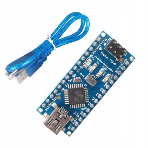 Zestaw Arduino NANO 3.0 ATMEGA328 CH340 KABEL
