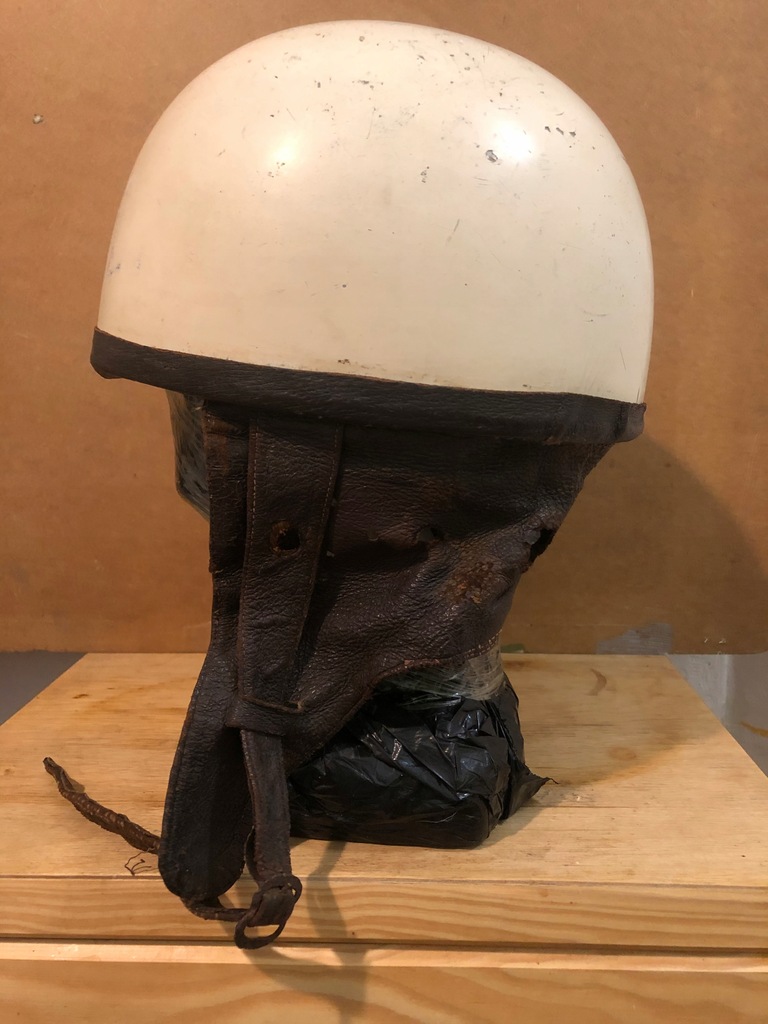 Kask motocyklowy ORZESZEK PRL - motor wsk