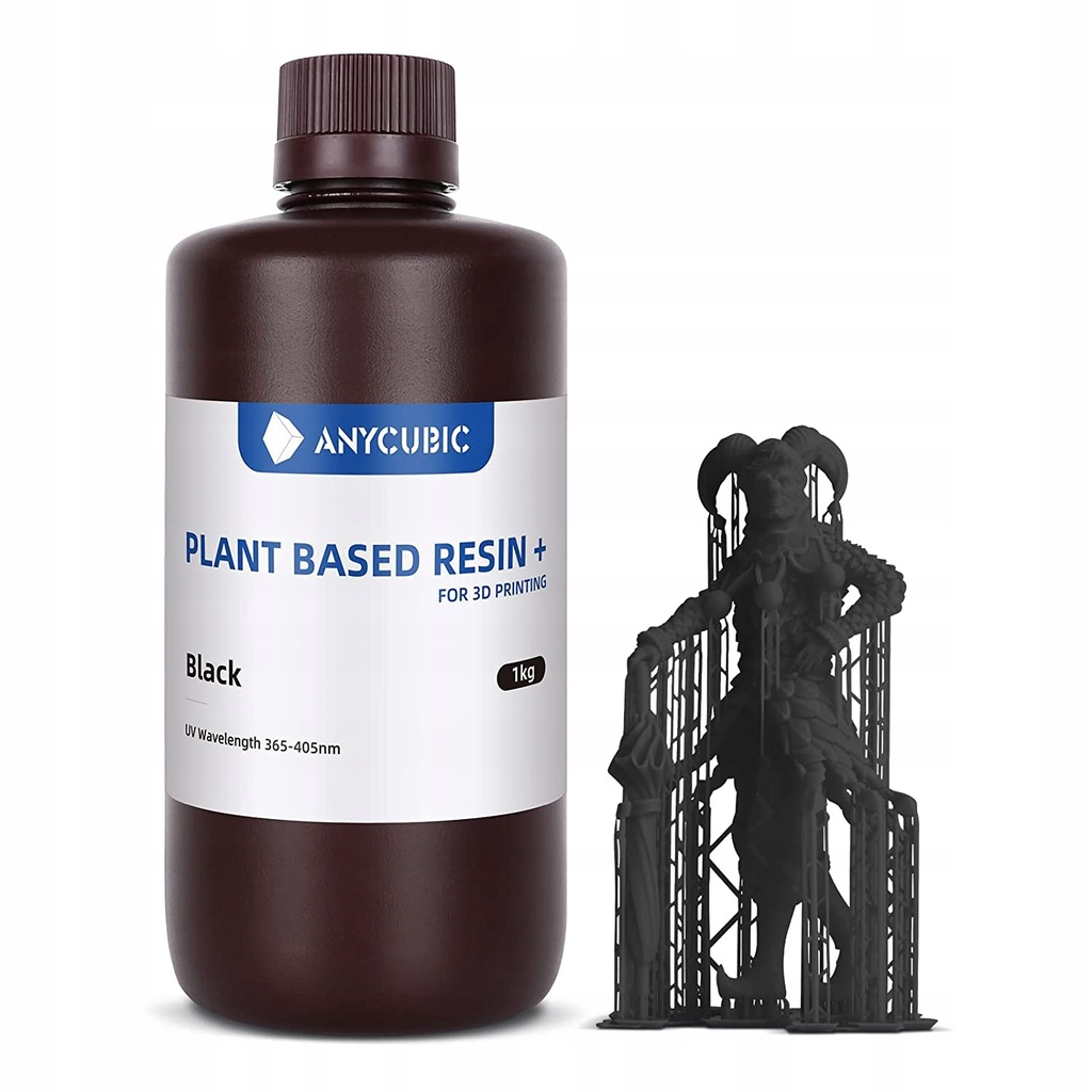 ŻYWICA UV ANYCUBIC PLANT BASED+ BLACK CZARNA 1L - 13282776996 ...