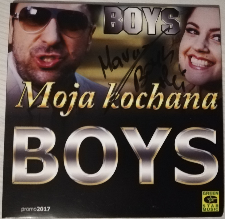Zespół BOYS - płyta z autografem