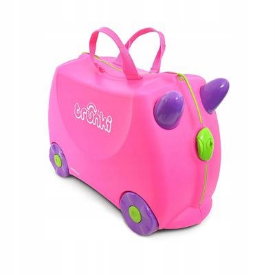 TRUNKI WALIZKA JEŹDZIK RÓŻOWY 46 X 31 X 21 CM 18 L