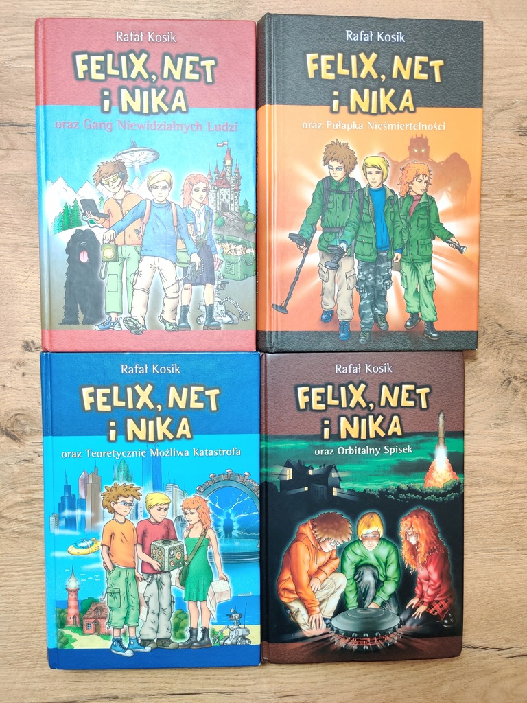 Felix Net I Nika Książki Felix, Net i Nika / Zestaw 4 książek / Rafał Kosik - 12259969237
