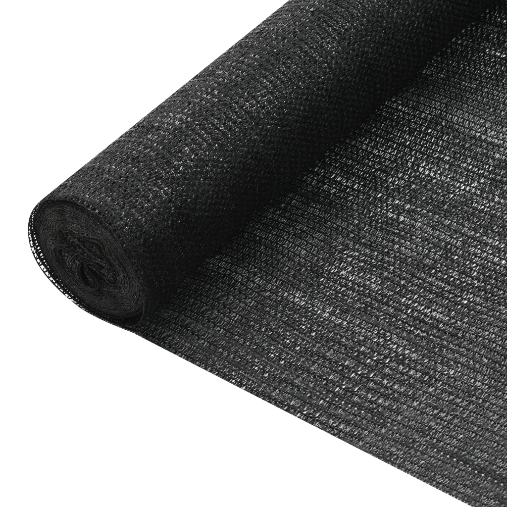 Siatka cieniująca, czarna, 2x10 m, HDPE, 75 g/m²