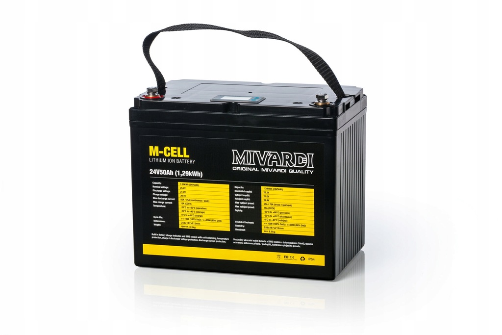 Mivardi - Lithium battery M-CELL 24V 50Ah