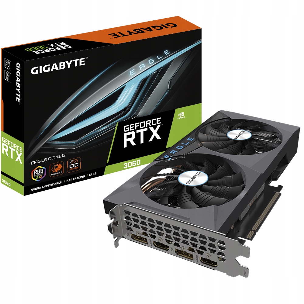 Gigabyte GeForce RTX3060 Eagle OC LHR 8GB GDDR6 256bit DP HDMI
