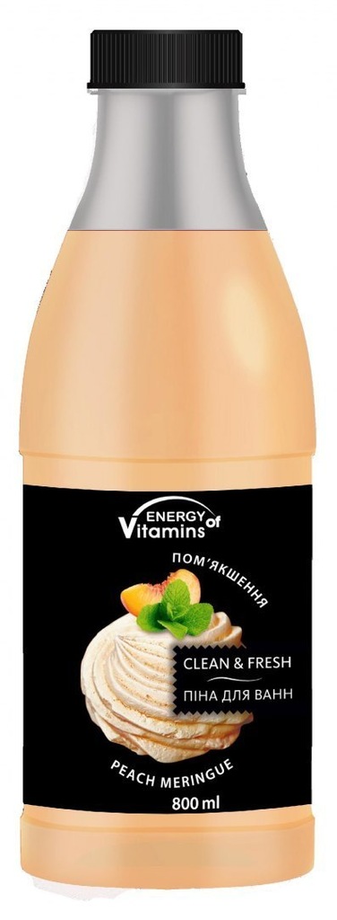 ENERGY OF VITAMINS Pianka do kąpieli Peach Meringu