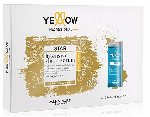 ALFAPARF YELLOW STAR AMPUŁKA NABŁYSZCZAJĄCA 6x13ml